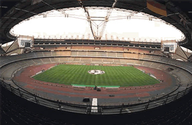 Stadio Delle Alpi, visione dagli spalti